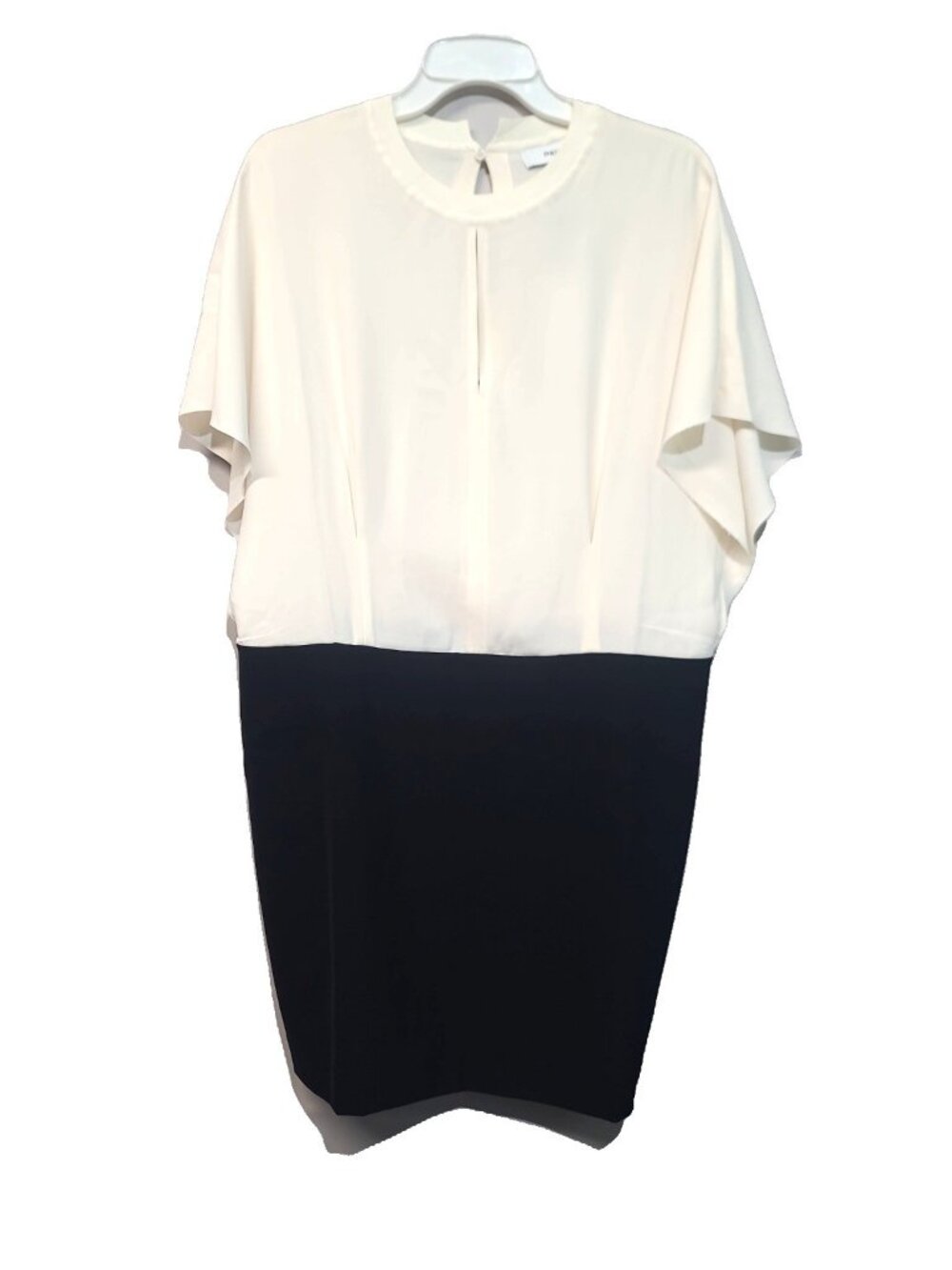 Reiss Marlowe Colorblock Mini Dress Size 10 Black NWT